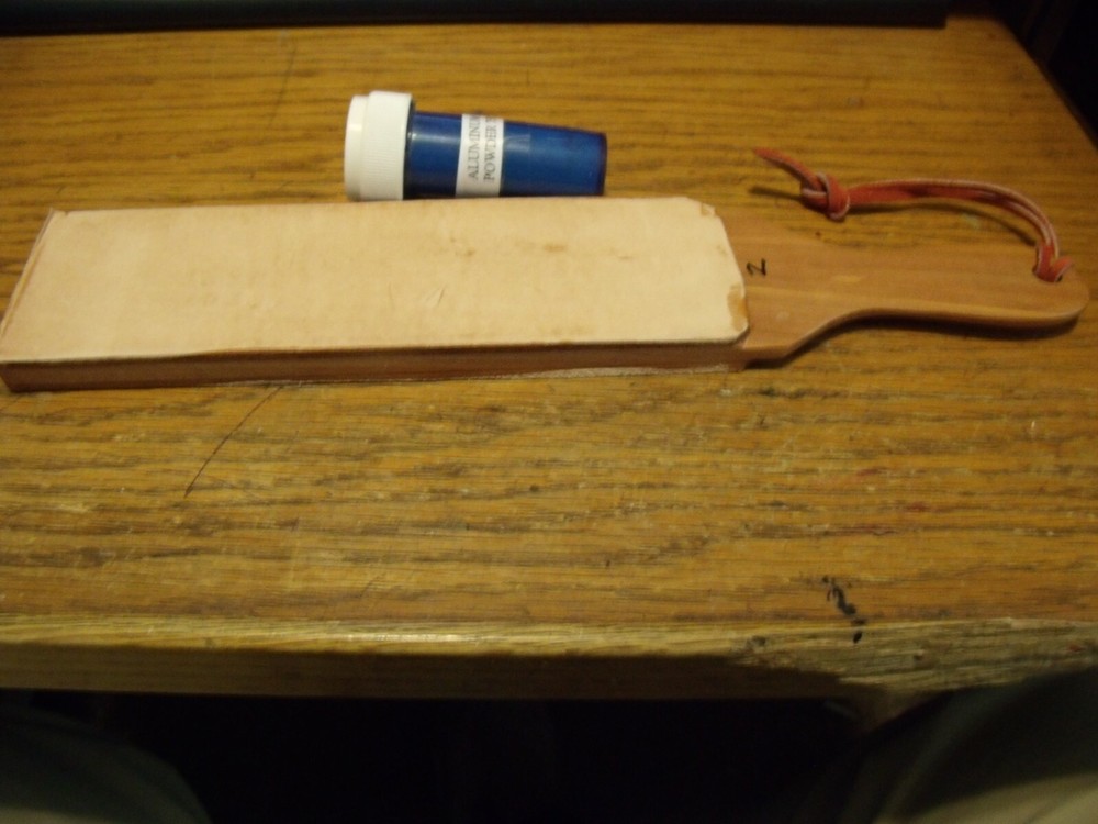 leather strop sharpening Cherry