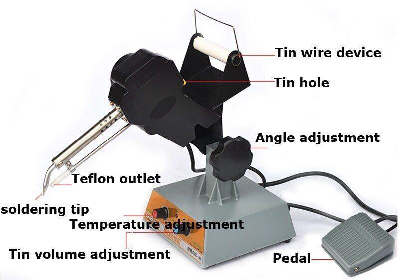 Automatic Tin Machine Pedal Soldering Machine Adjustable Thermostatic DBL-80