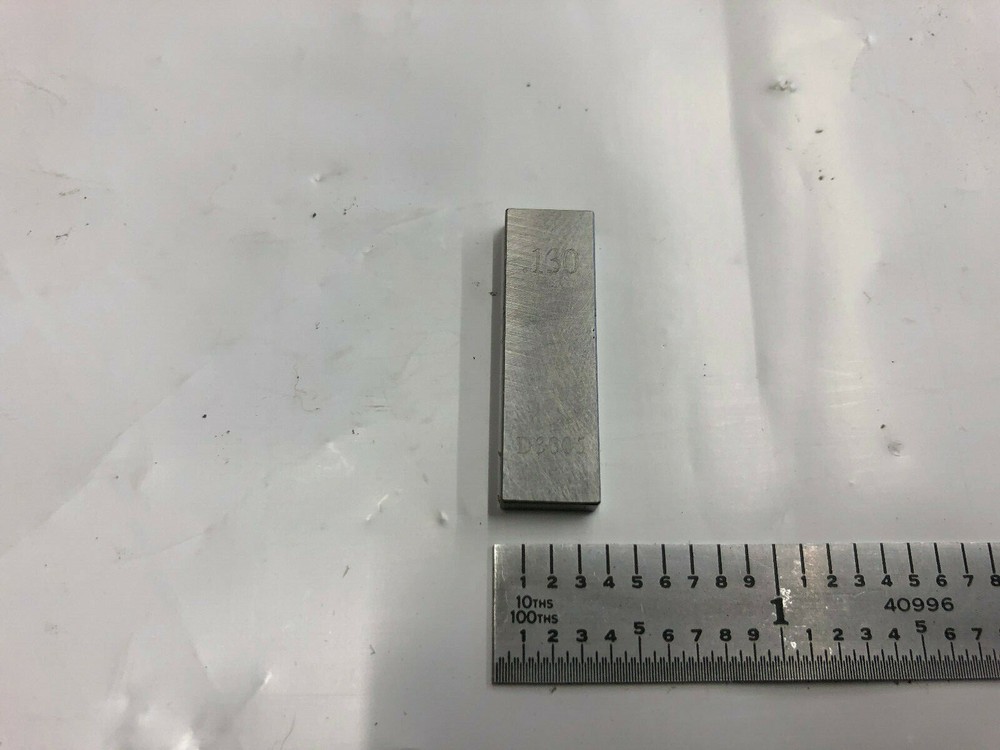 .130 Rectangle Steel Gage Block.