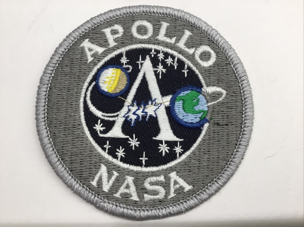 NASA Apollo Space Program Cloth Patch 3”, New