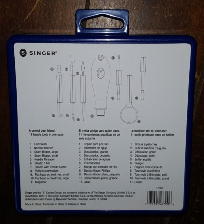 Singer Sewer's Mate Multi Tools w/Case ~11 Piece~ Model #47300