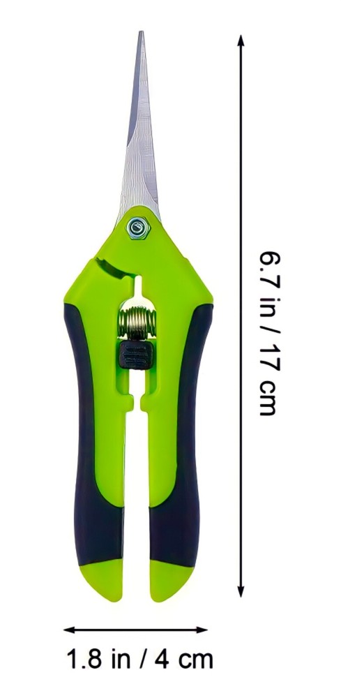 2 Pack Straight Blade Garden Scissors Bonsai Pruning Shear