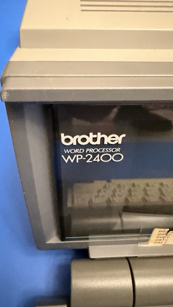 VTG Brother Word Processor WP-2400 "UNTESTED"