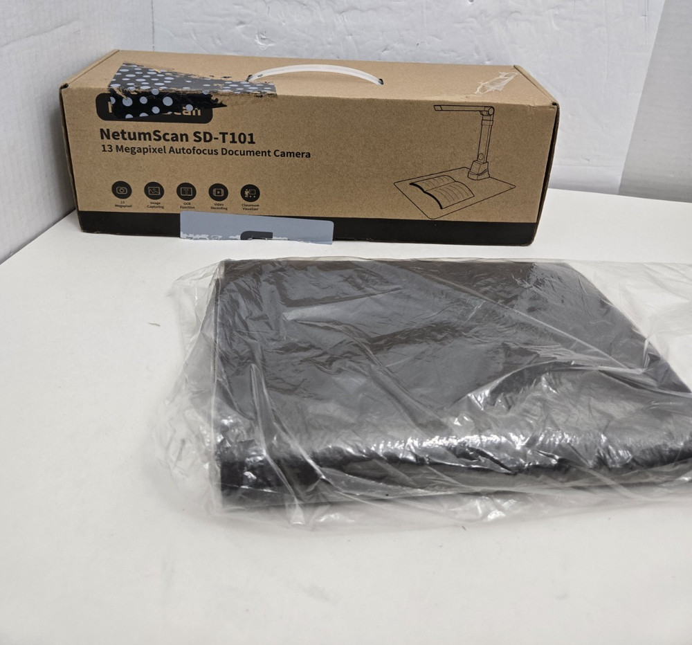 NetumScan 13MP Book Document Camera AI OCR Portable A4 Video Projector