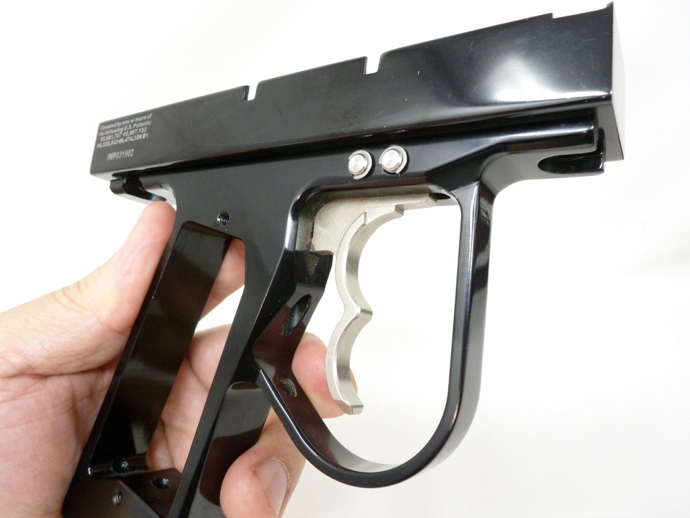 NICE SMART PARTS TRIGGER FRAME & TRAY FOR IMPULSE GLOSS BLACK w/ TRIGGER GOG