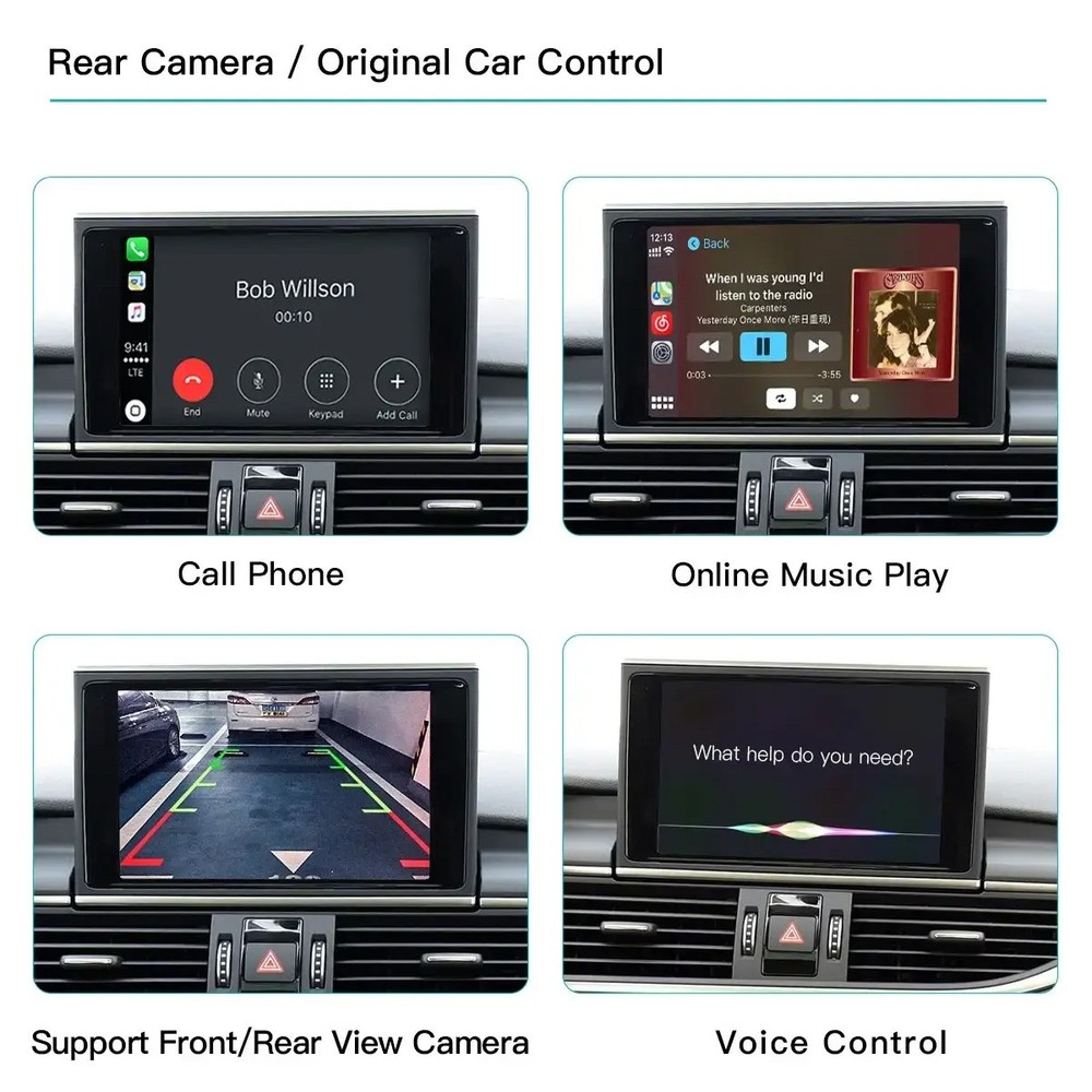 Wireless CarPlay Android Auto Module Unit Decoder Box Fits for Audi A4 A5 S5 Q5
