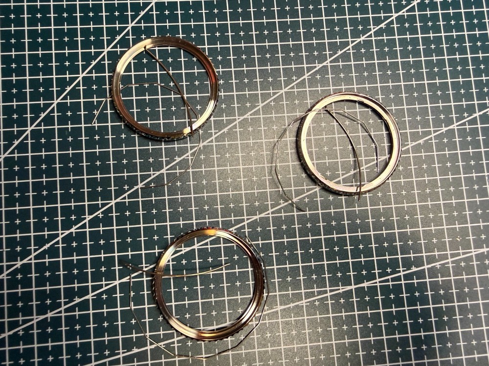 3 Assorted Squale Bezels - New and Used