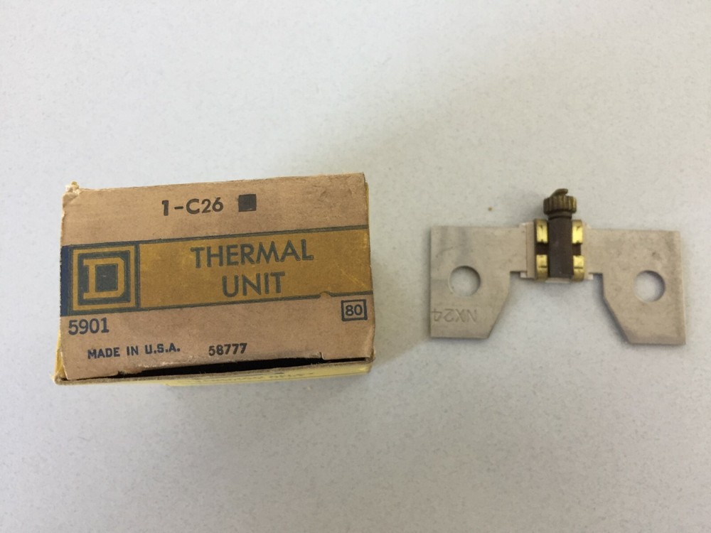 SQUARE D C-26 THERMAL UNIT OVERLOAD RELAY