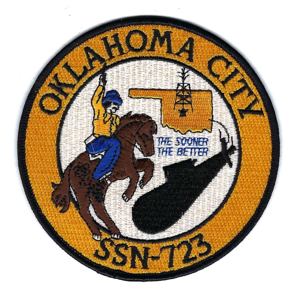 SSN-723 USS OKLAHOMA CITY patch