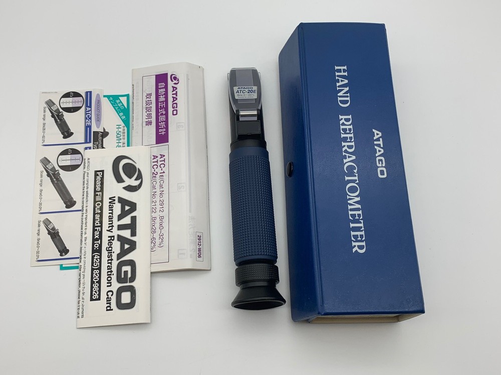 ATAGO ATC-20E HAND-HELD REFRACTOMETER New Never Used
