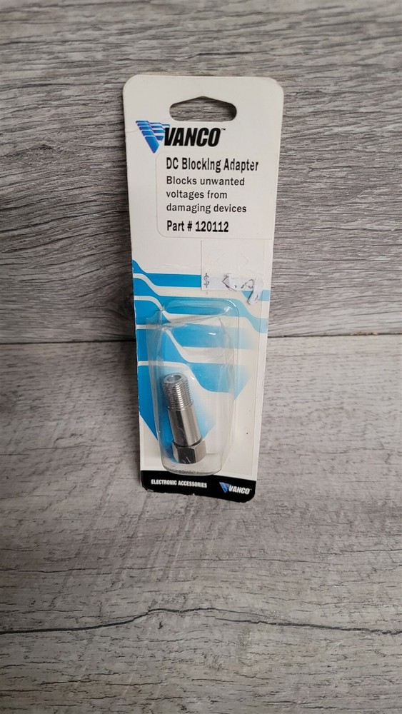 Vanco DC Blocking Adapter 120112 - New in Package