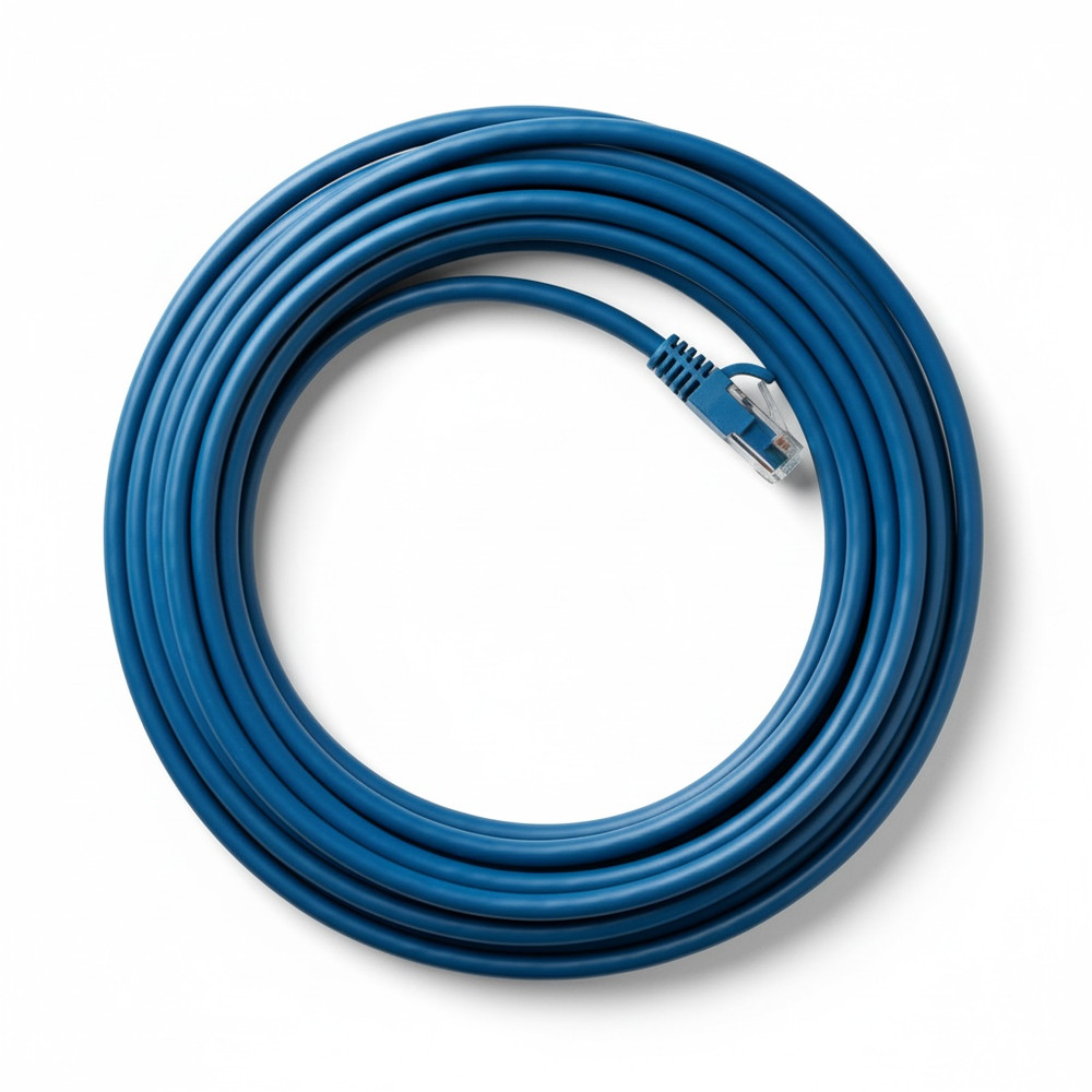 Ethernet CAT6 Cord Blue New in Box Computer Cable 100ft
