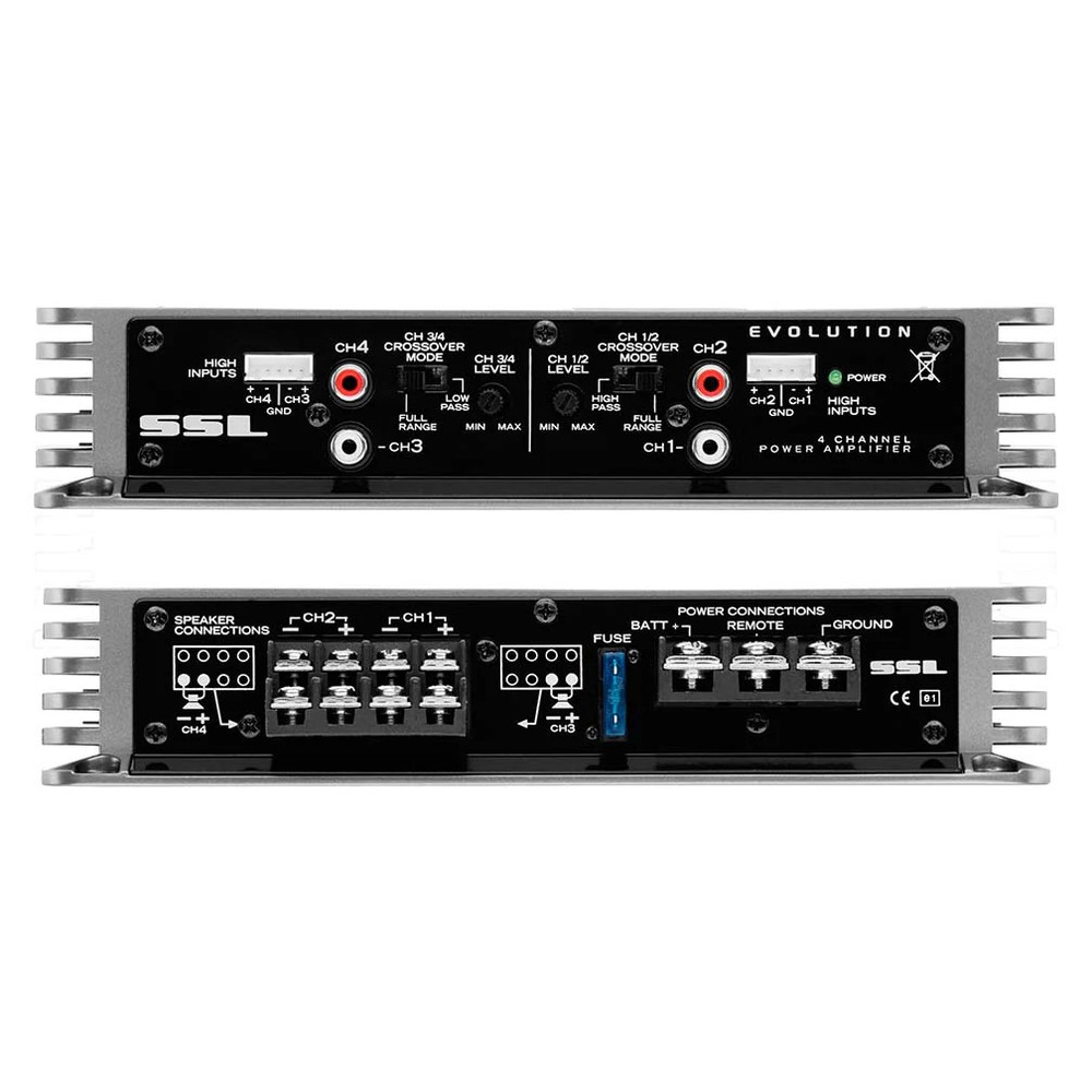 Sound Storm EV4400 400 Watt 4 Channel Evolution Amplifier - OPEN BOX