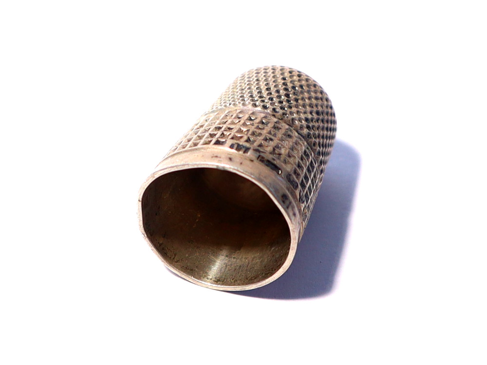 1911 THIMBLE Sterling Silver Size 17 Henry Griffith & Sons #TH4