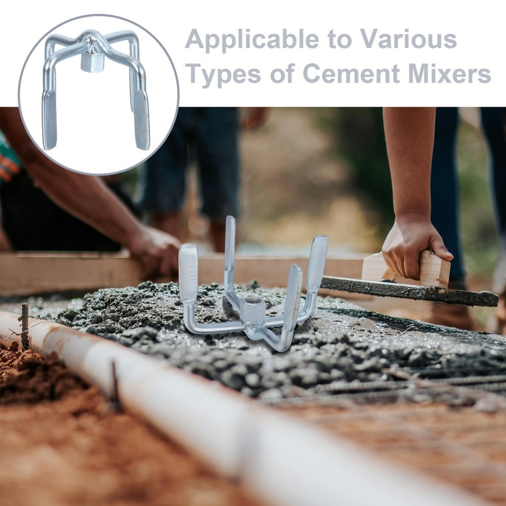 Cement Mixer Drill Attachment Paddle Concrete Mixing Hand Tools Accessories