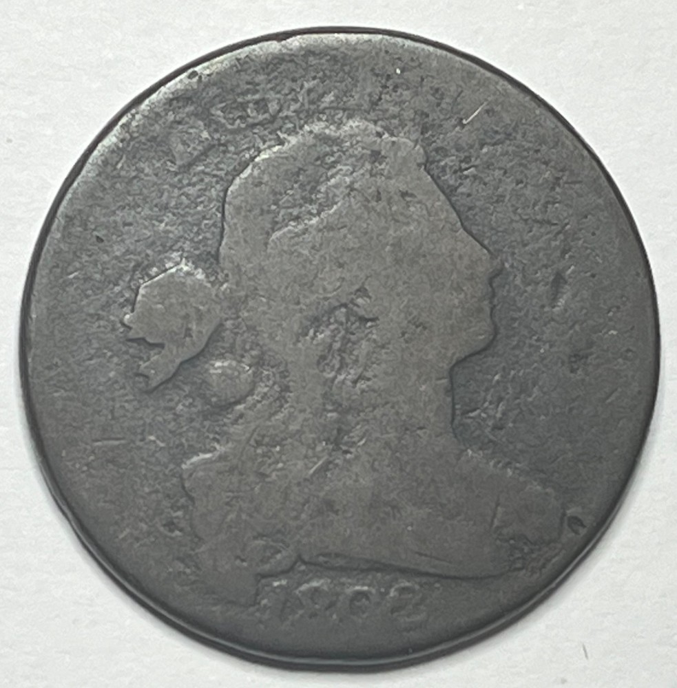 1802 Draped Bust Large Cent - Nice Copper Penny; U011