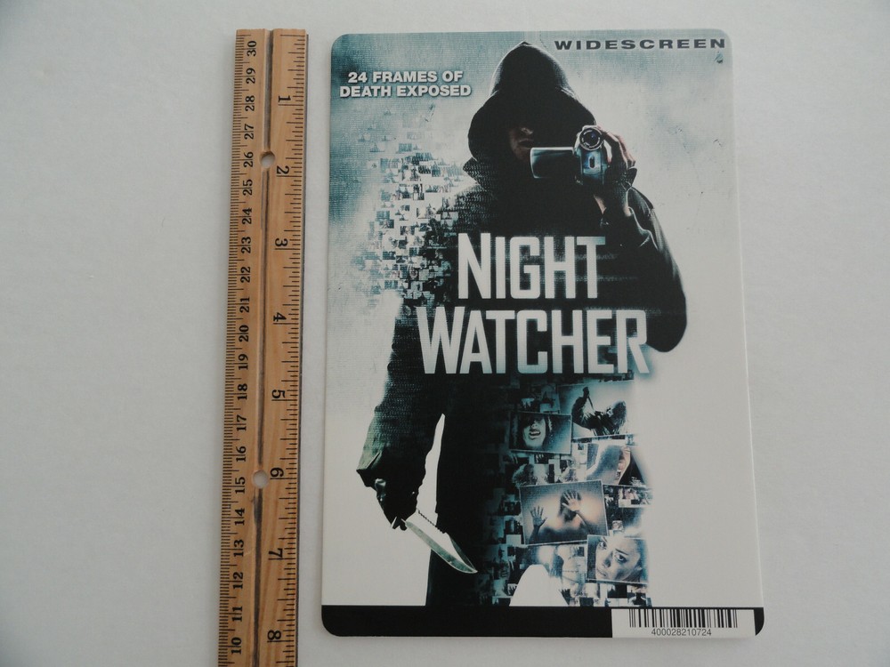 NIGHT WATCHER - BLOCKBUSTER VIDEO BACKER CARD 5"X8"