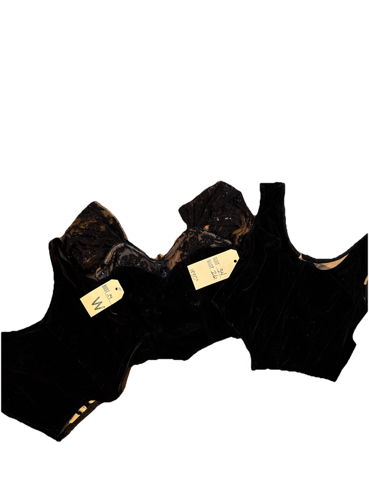 Vintage Hollywood Costume Victorian Bodice Lot