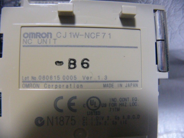 OMRON CJ1W-NCF71 PLC Position Control Unit Guaranteed Working USED
