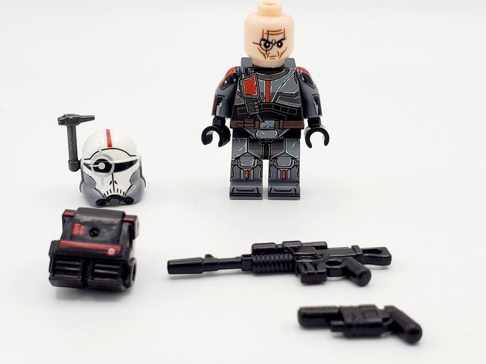 Bad Batch Custom Star Wars Minifigure Lego Clone Force 99 Elite Black Commandos