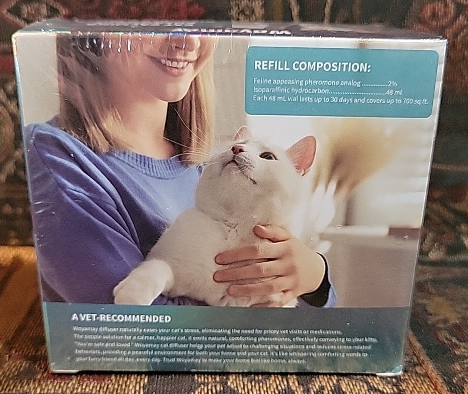 Woyamay Cat Calming Diffuser Refills - 2 Pack Cat Pheromones Calming Diffuser...