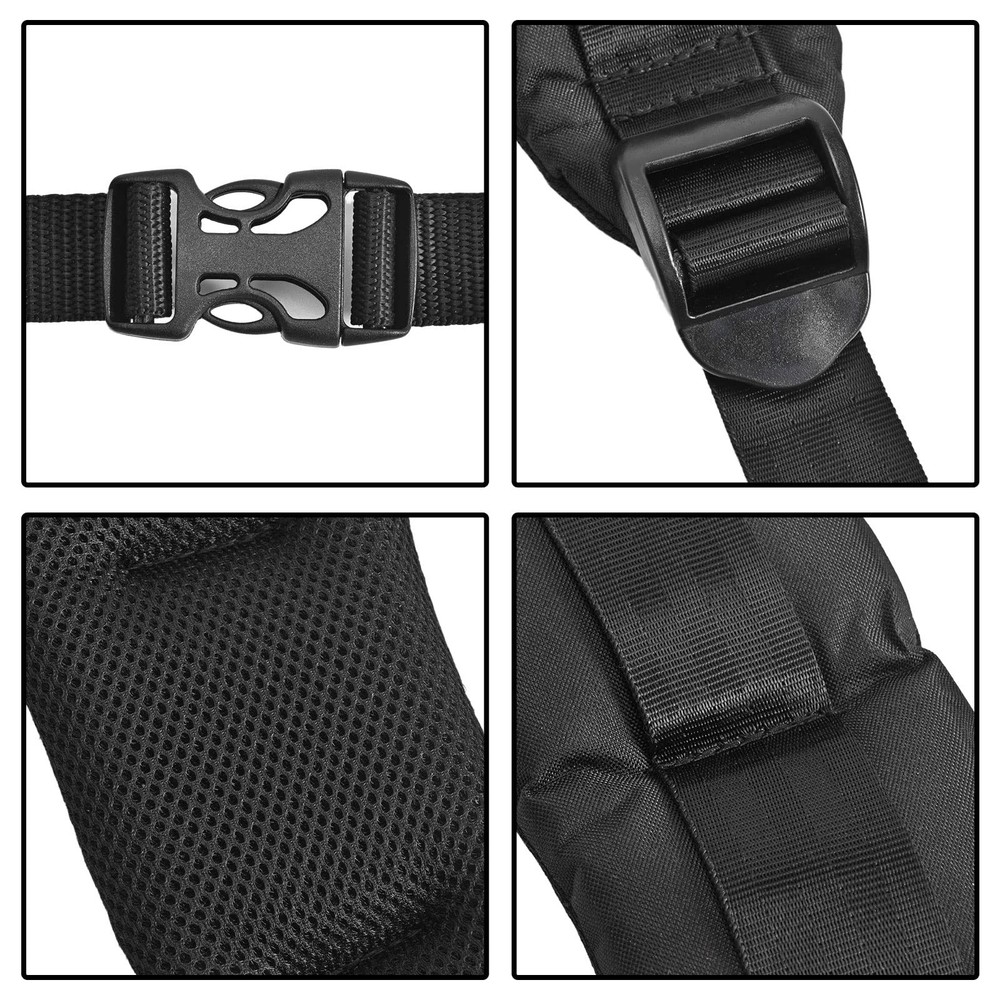 WOEKBON Backpack Sprayer Replacement Straps with Spare Adjustable, Black