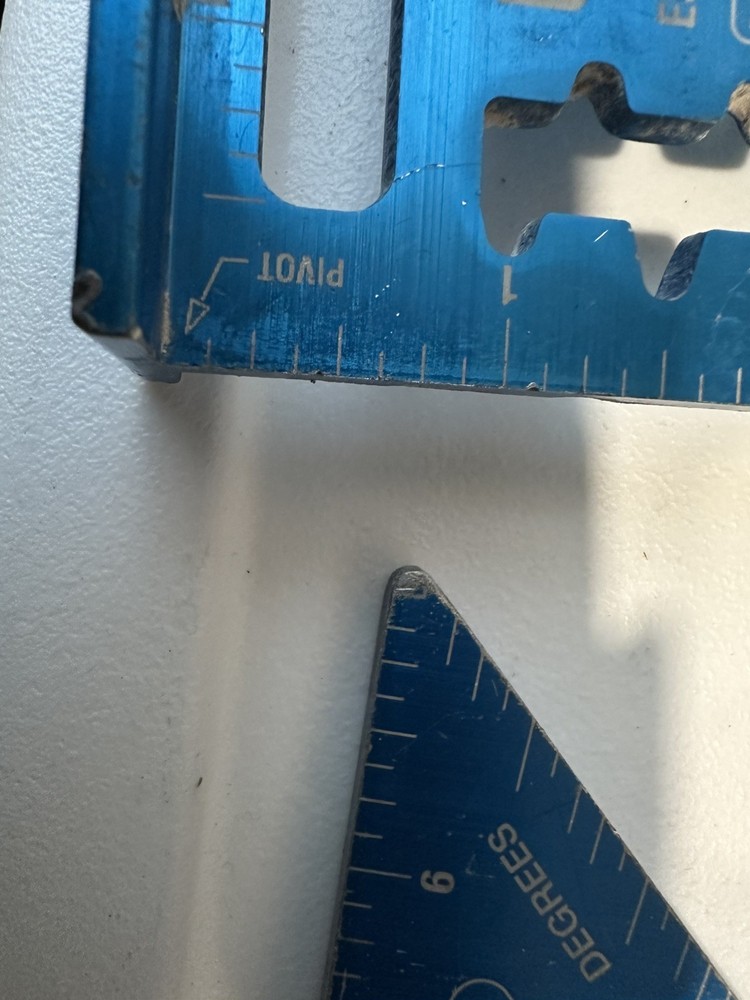 2 EA Empire E2994 7" Laser Etched Rafter Square