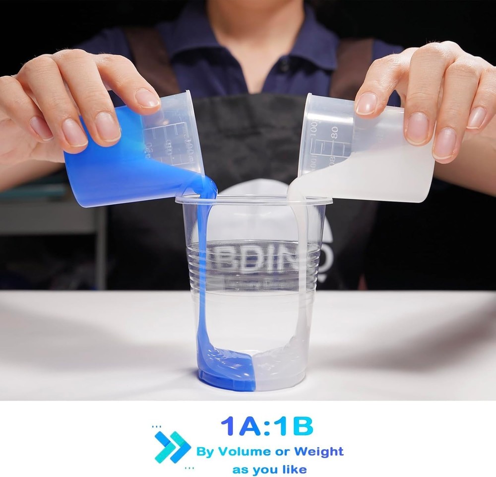 Silicone Mold Making Kit, Sapphire Blue 38.8 Oz