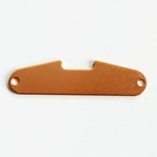 Copper Stratoccaster Bridge Pickup Base Plate