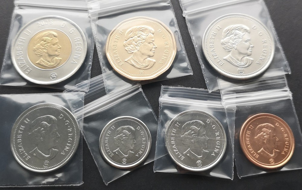 ***CANADA 2008 UNCIRCULATED COINS SET ***