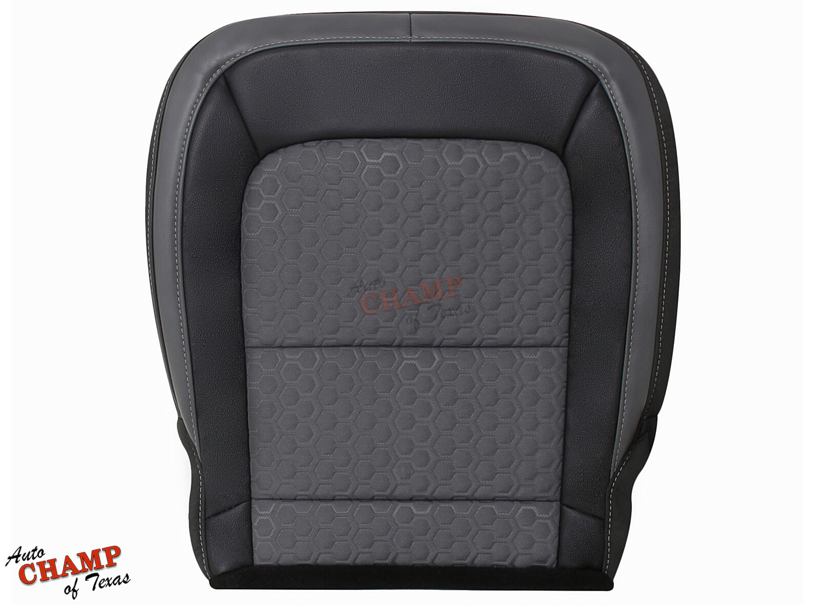2015 -2020 Chevy Colorado Z71-Driver Side Bottom Cloth Seat Cover Black/Dk Gray