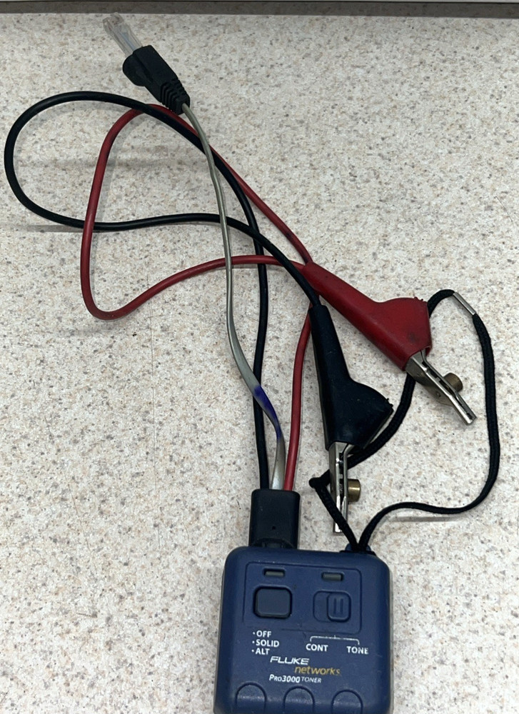 Fluke Networks Pro3000 Toner Powers On UNTESTED