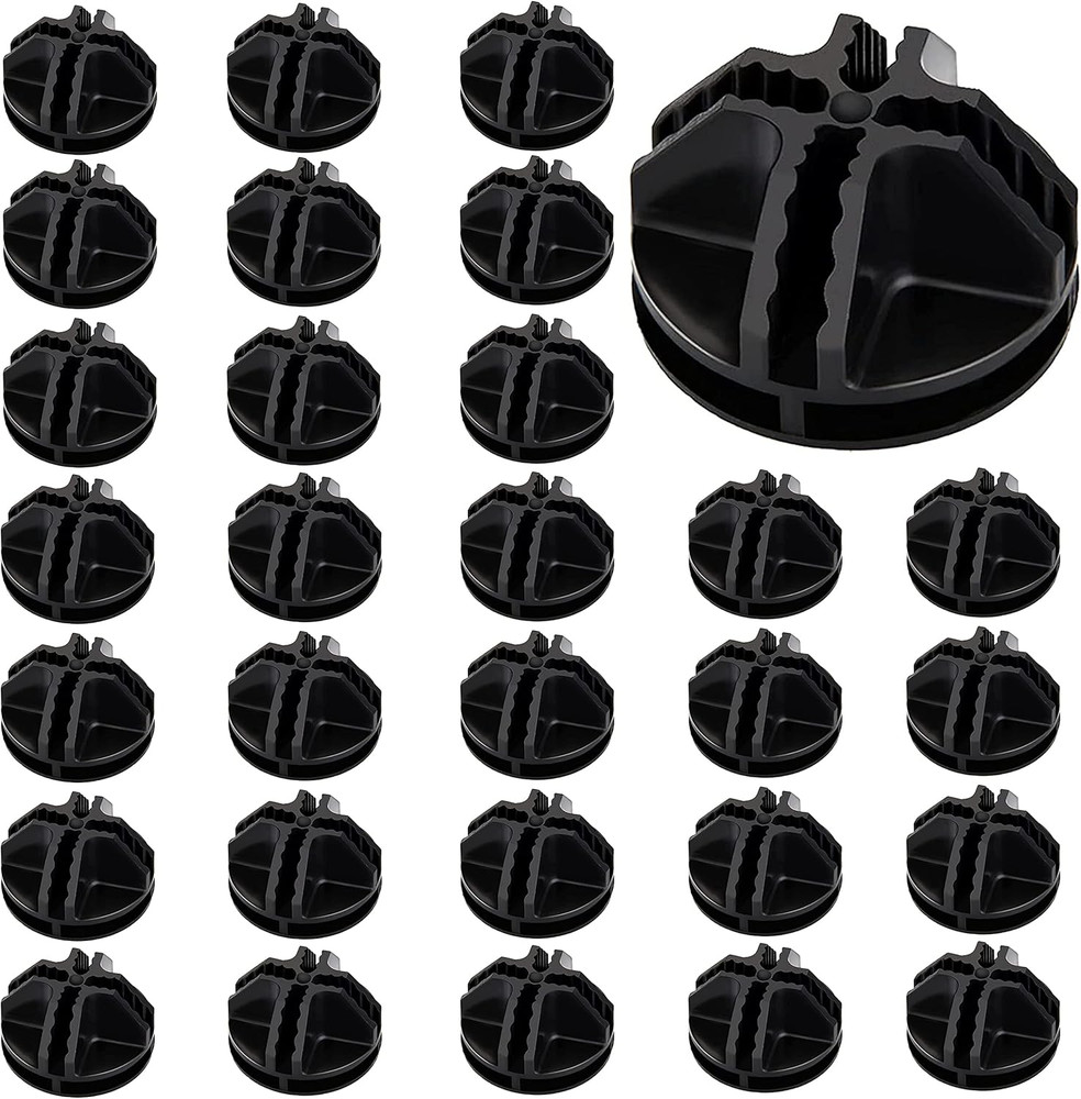 30 PCS Wire Cube Connectors, Plastic Corner Connords for DIY Cube Storage Gri...