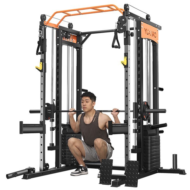 Multi function smith machine cable pully machine