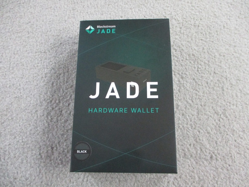 Blockstream Jade Hardware Wallet Cryptocurrency Black Open-Source Bitcoin Liquid