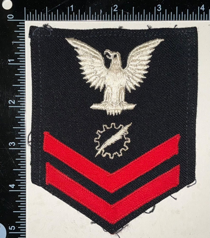 USN Navy Machine Accountant Petty Officer 2nd Class Rate Patch