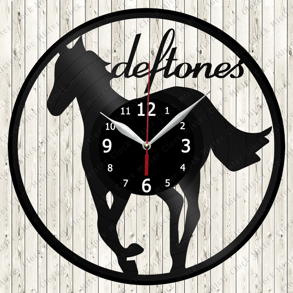 Deftones Vinyl Record Wall Clock Decor Handmade 7056