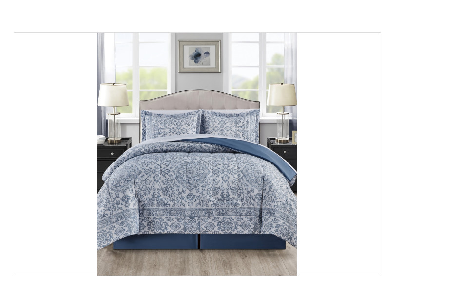 Sunham Estella 8-Pc. Comforter Sets, blue