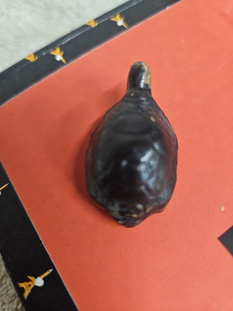 Vintage Miniature Ceramic Turtle Figurine