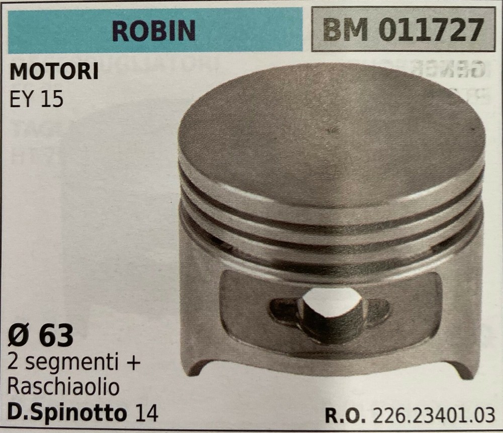 Complete Piston ROBIN BM011727