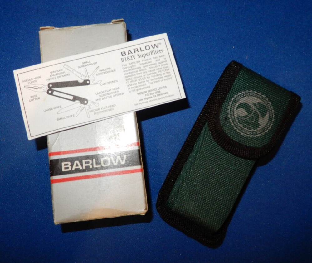 NIB Barlow B182V SuperPliers Multitool with ARCO logo