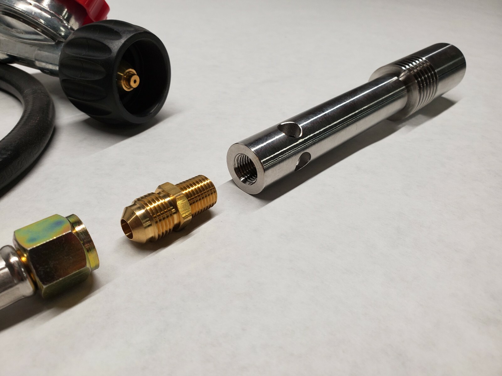 Mr. Shorty Foundry/Forge Propane Burner, Jet Torch with Regulator and fitting