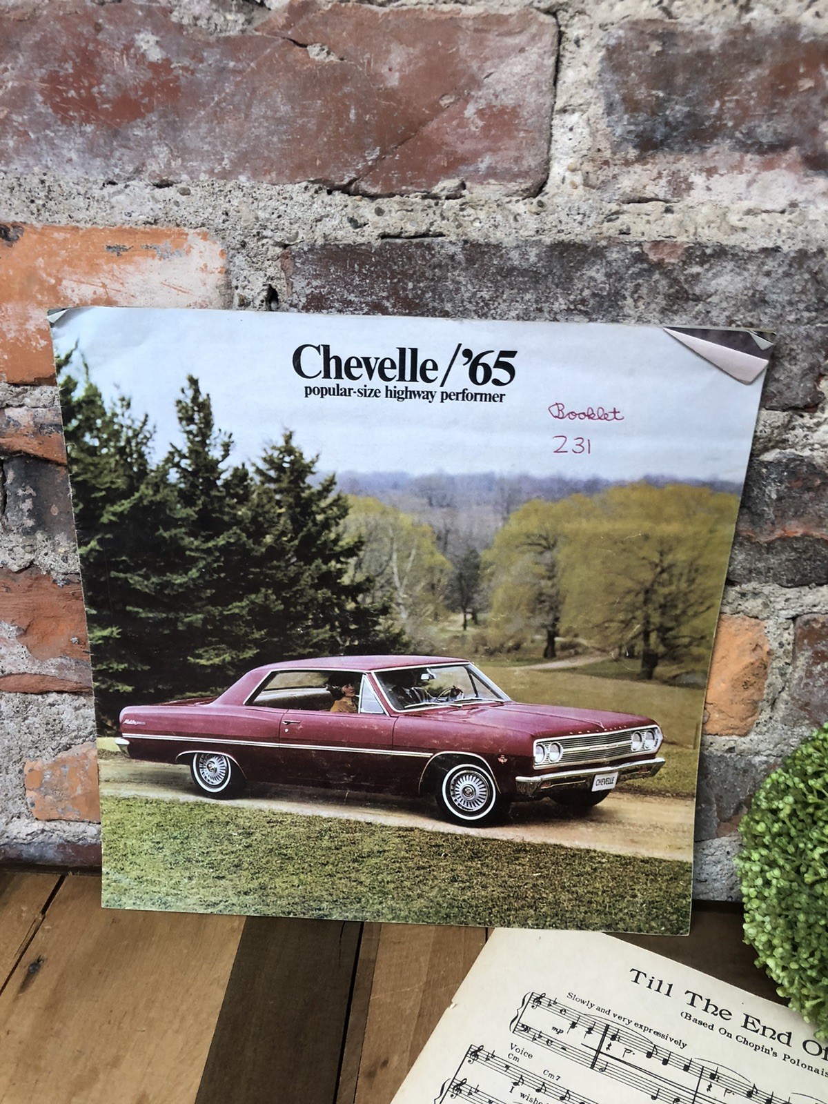 1965 Chevrolet Chevelle Malibu Super Sport SS Wagon 300 Original Sales Brochure