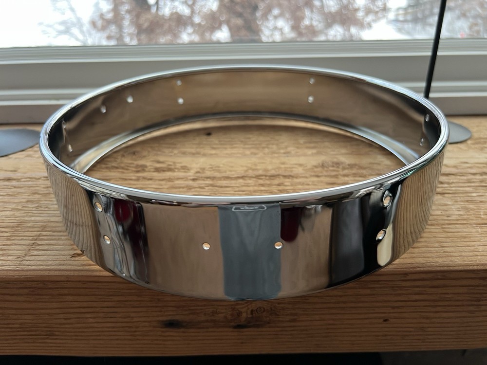 DW Design Series Chrome Piccolo Tom Shell Only- 12"