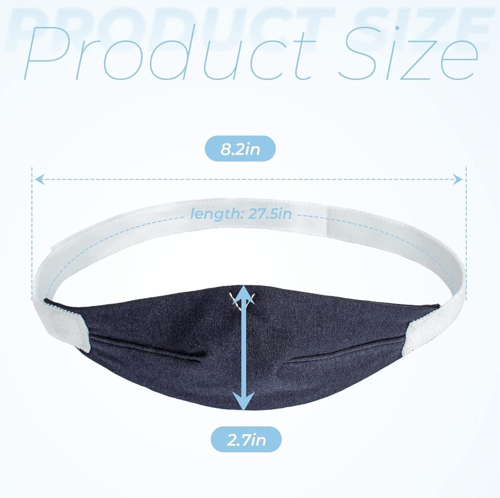 Ventilation Chin Strap 2 Pack - Comfortable Snore Solution for Better Sleep