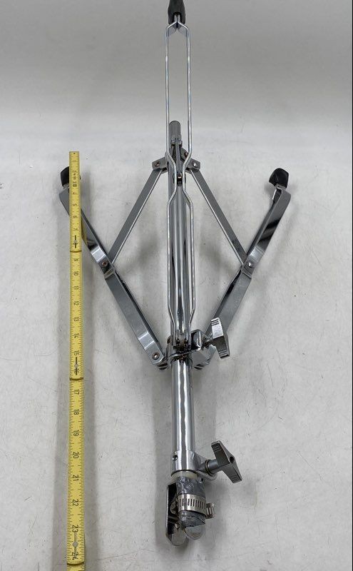 Single-Braced Legs Adjustable Chrome Tripod Foldable Drum Cymbal Stand