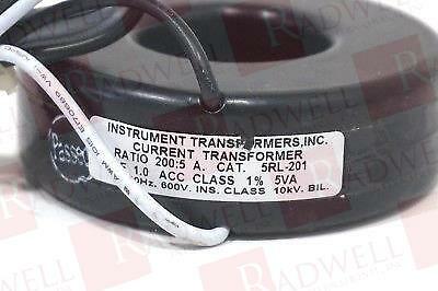 INSTRUMENT TRANSFORMERS INC 5RL-201 / 5RL201 (USED)