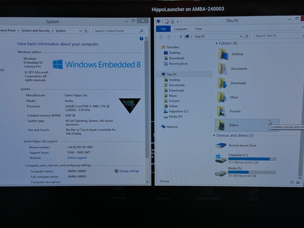 Green Hippo Hippotizer Amba v4