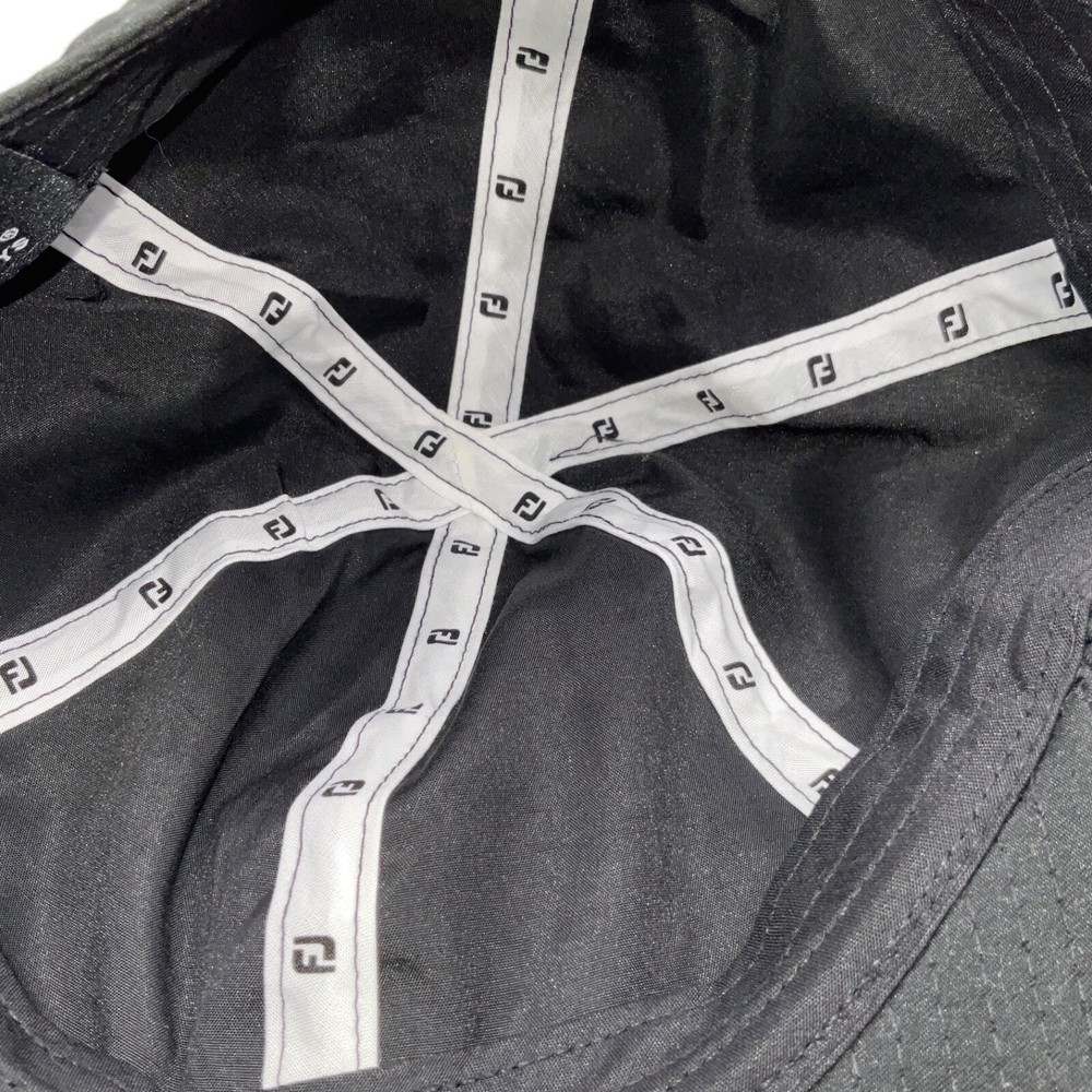 EUC Footjoy Dryjoys Black Adjustable Cap