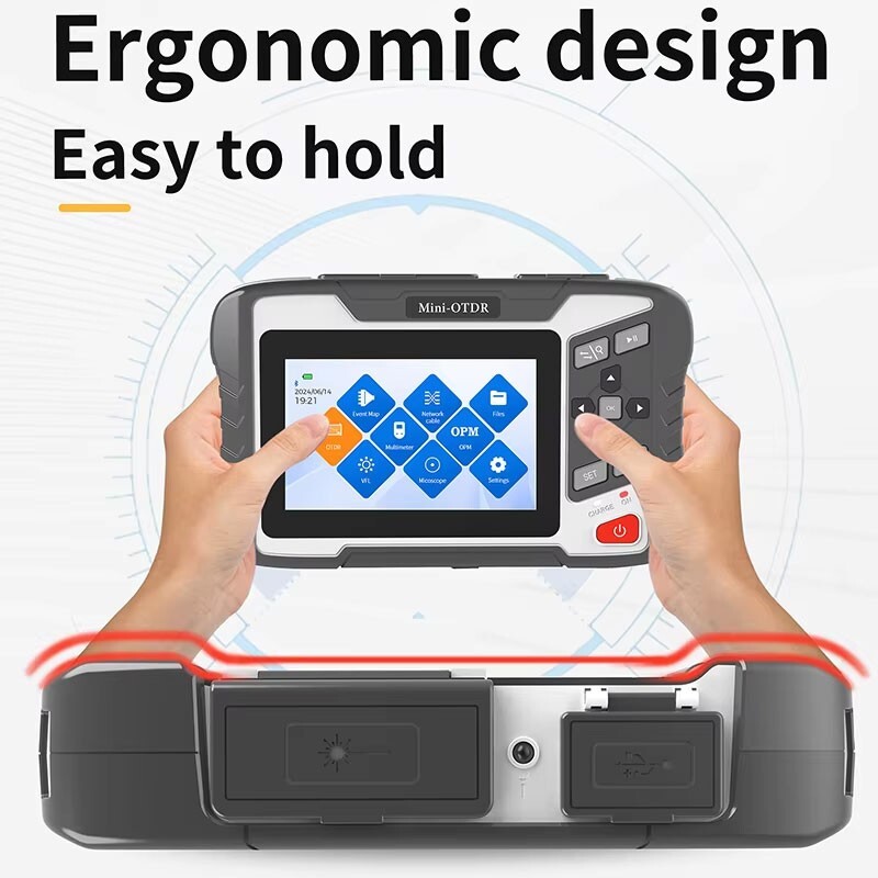OTDR Optical Time Domain Reflectometer APP Control Support Live Fiber Testing
